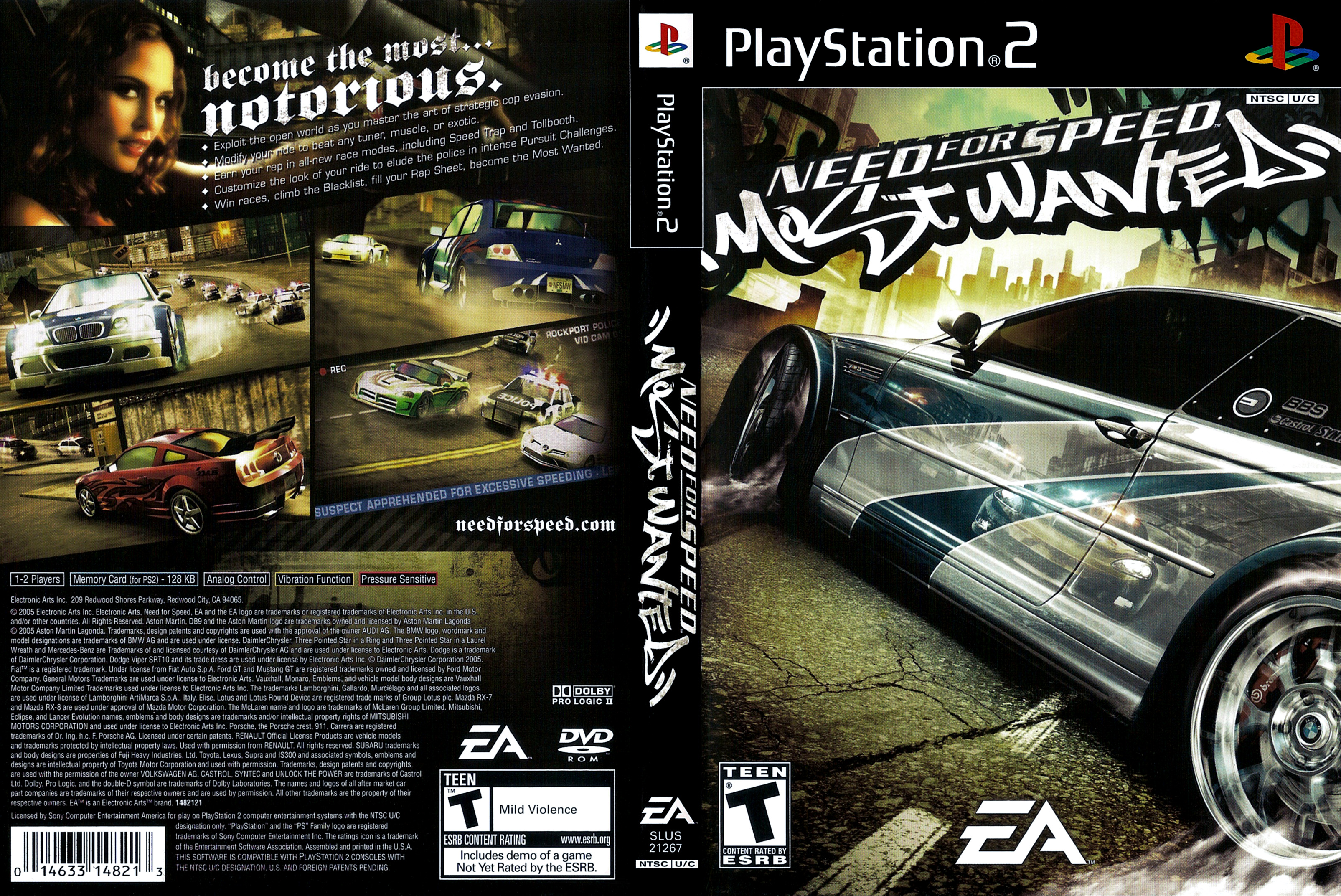 need for speed most wanted ps2 platforms